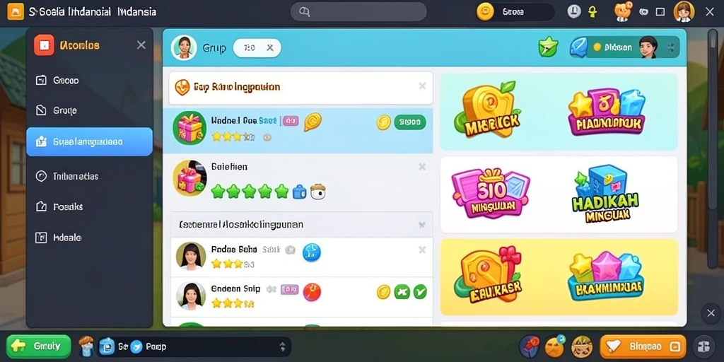 Mode permainan yang variatif dan menyenangkan.