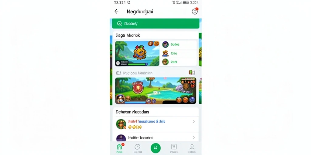 Sistem leaderboard yang menunjukkan peringkat pemain secara global.