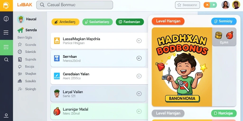 Fitur tantangan harian yang menarik dan mengasyikkan.