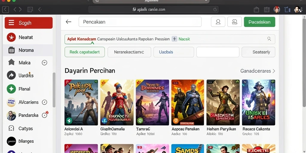 Screenshot menampilkan fitur leaderboard untuk kompetisi.