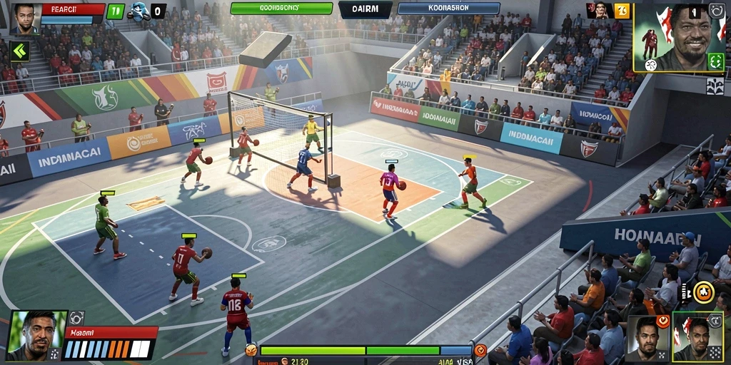 Momen seru saat bermain dalam mode multiplayer bersama teman.